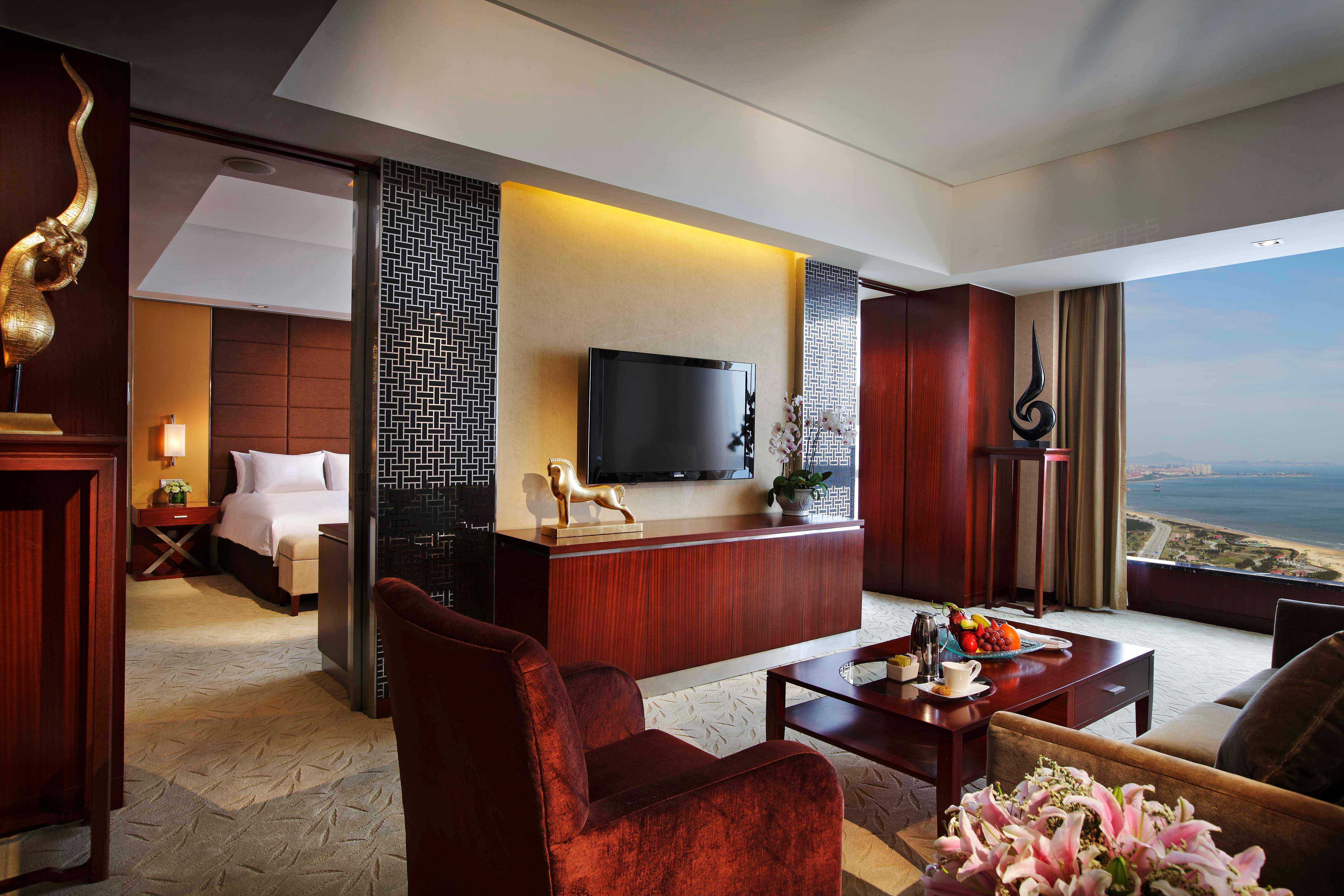 Crowne Plaza Yantai Sea View By Ihg Hotell Exteriör bild