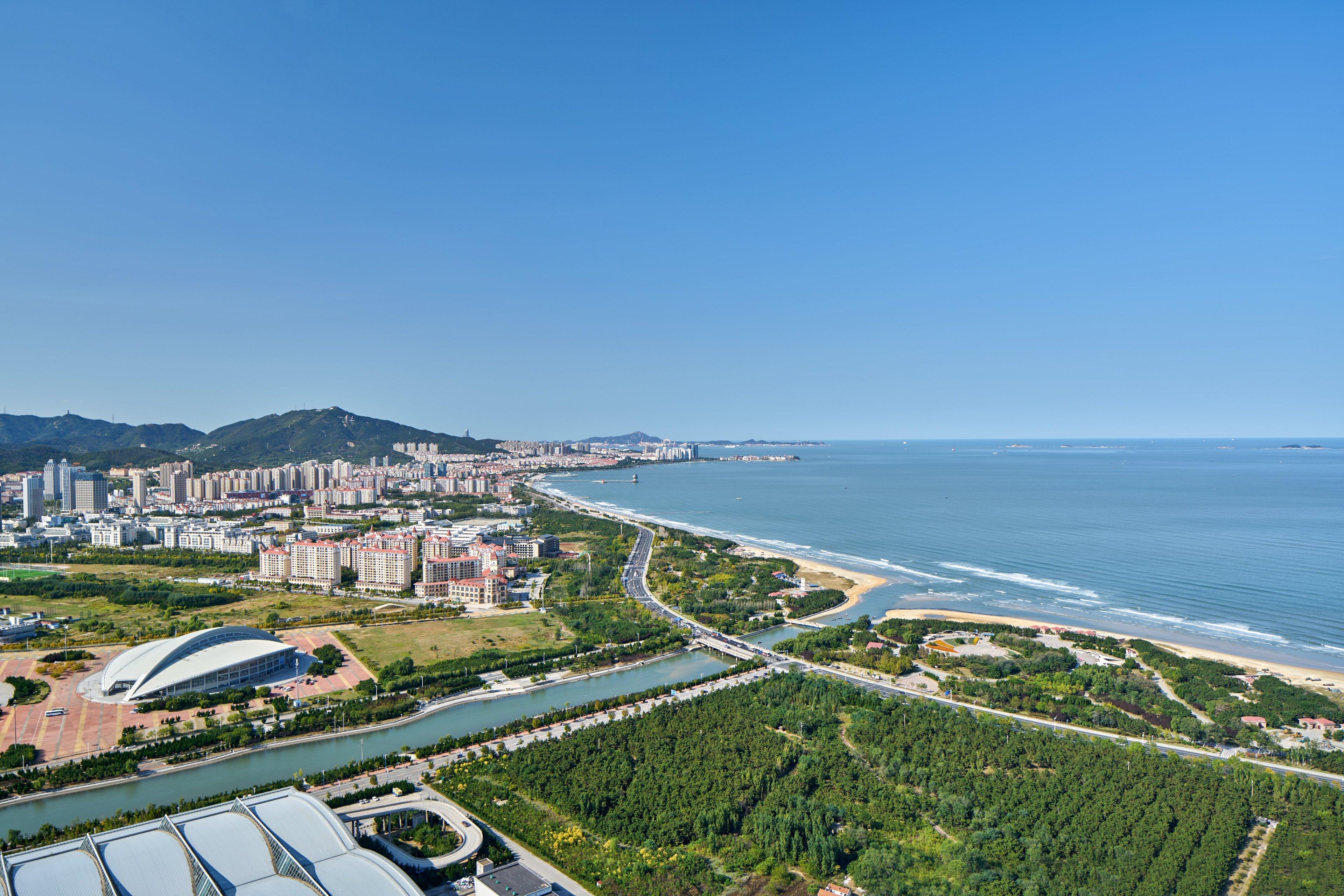 Crowne Plaza Yantai Sea View By Ihg Hotell Exteriör bild